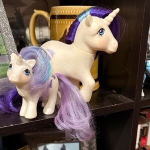 Vintage 80’s My Little Pony Glory & Baby Glory